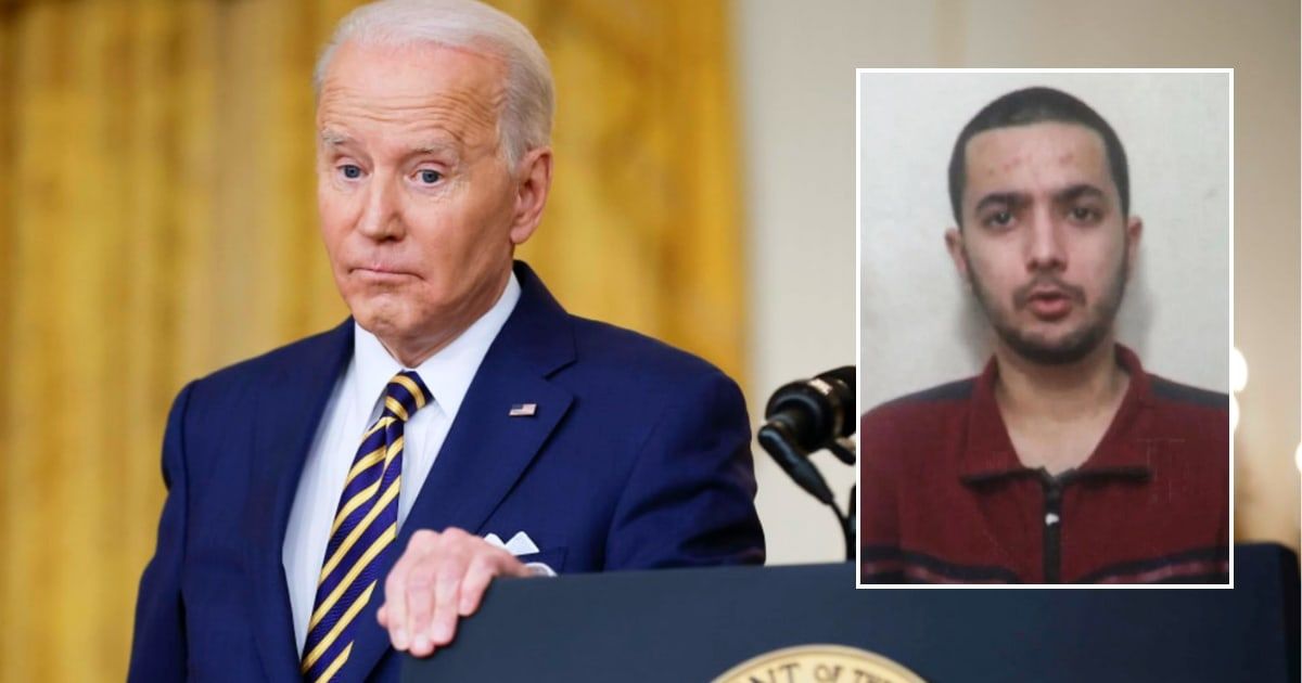 President Biden mistakenly identified Hersh Goldberg-Polin, an Israeli American being held hostage by Hamas, in the audience during a speech at the White House on Monday (Getty Images, Al Qassam Brigade Telegram channel)