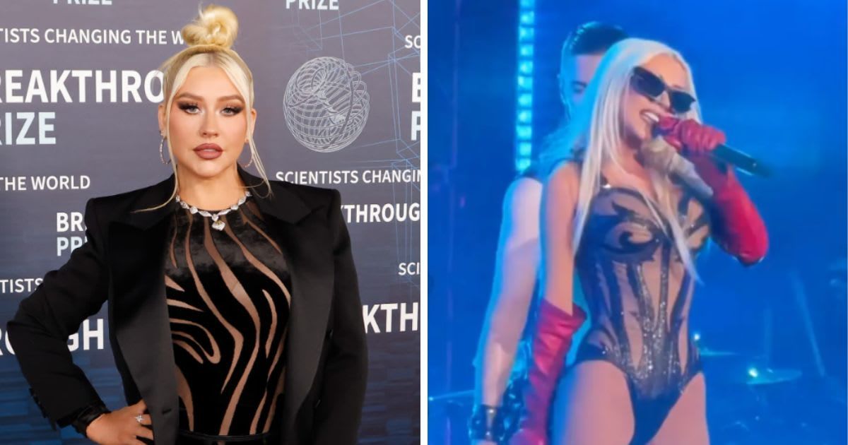 Christina Aguilera has ignited rumors of using Ozempic following her noticeable 40-pound weight loss (Getty Images and TikTok/@madamxtina)