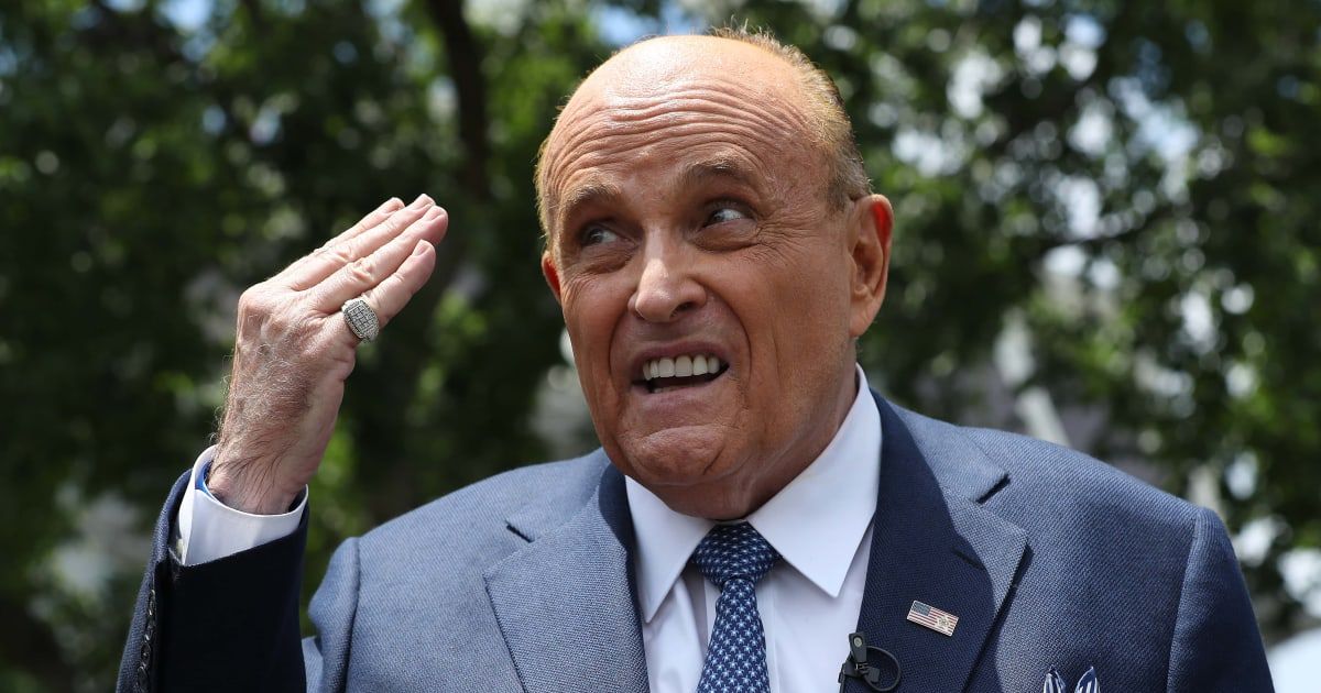 Donald Trump's lawyer and former New York City Mayor Rudy Giulia, 79, has pleaded not guilty to 9 felony charges in election meddling case (Getty Images)