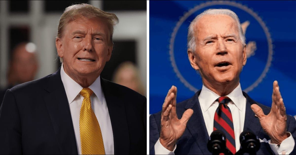 Donald Trump launched a cryptocurrency donation portal to dominate the fundraising race against Joe Biden (Getty Images)