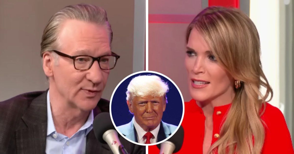 Megyn Kelly and Bill Maher got into a heated debate when they talked about the upcoming 2024 election  (@MegynKelly/Youtube; Getty Images)