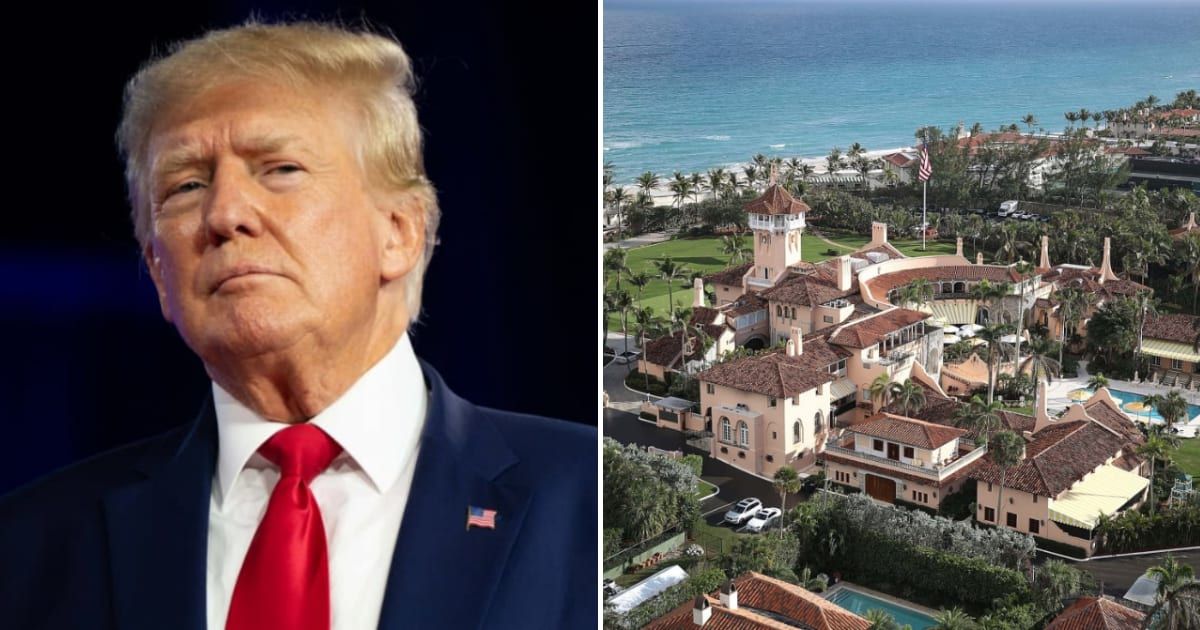 The use of 'deadly force' was authorized by the DOJ when FBI agents conducted a search at Donald Trump’s Mar-a-Lago estate on August 8, 2022 seeking classified documents, according to newly released court filings (Getty Images)