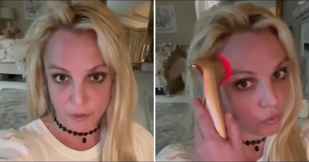 Britney Spears discusses skin care routine with her followers (@britneyspears/Instagram)