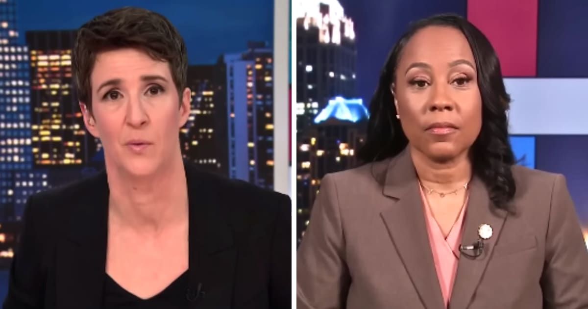 Fani Willis told Rachel Maddow the challenges she faces are worth the 'honor of being the first female district attorney in Fulton County' (MSNBC)