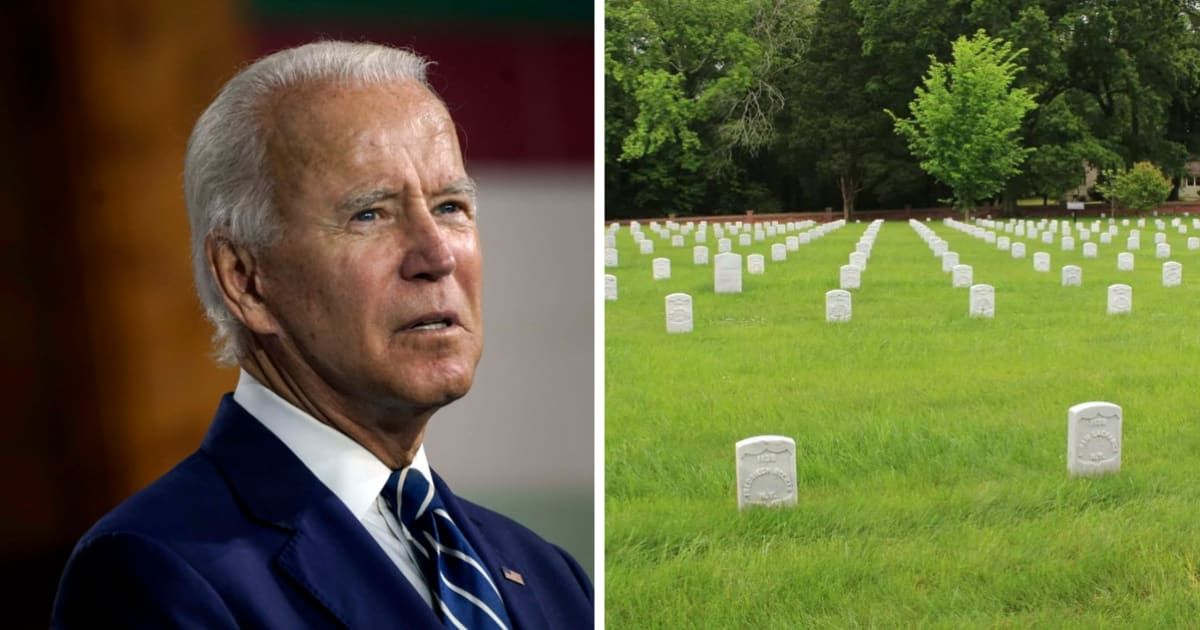 Joe Biden's administration was accused of religious discrimination against Catholics for not permitting Memorial Day mass at Virginia national park (Getty Images, nps.gov)