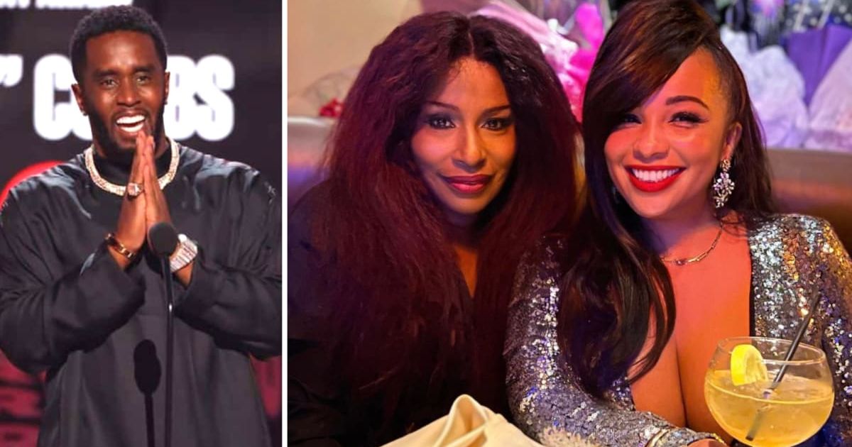 Chaka Khan's daughter Indira Khan said that she's enjoying Diddy's 'demise' (@ikhanofficial/Instagram, Getty Images)