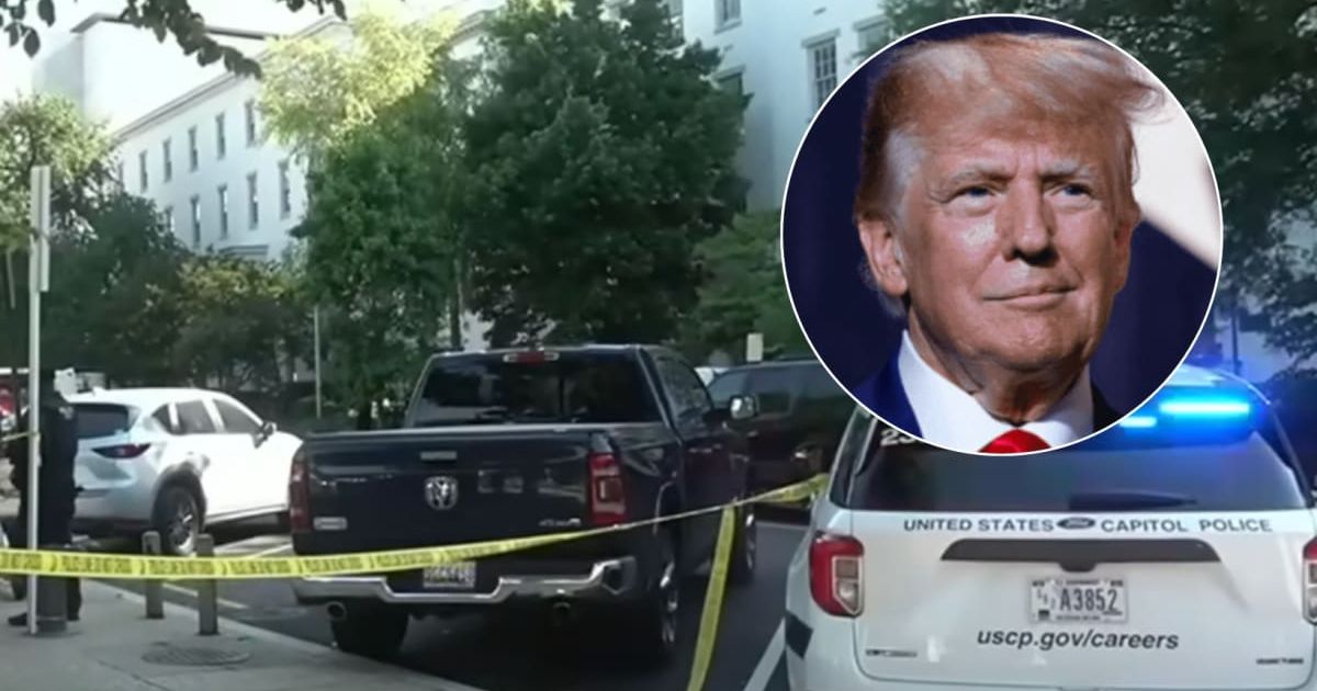 A package containing 2 vials of blood addressed to Donald Trump were sent to RNC HQs triggering police response (Fox News, Getty Images)