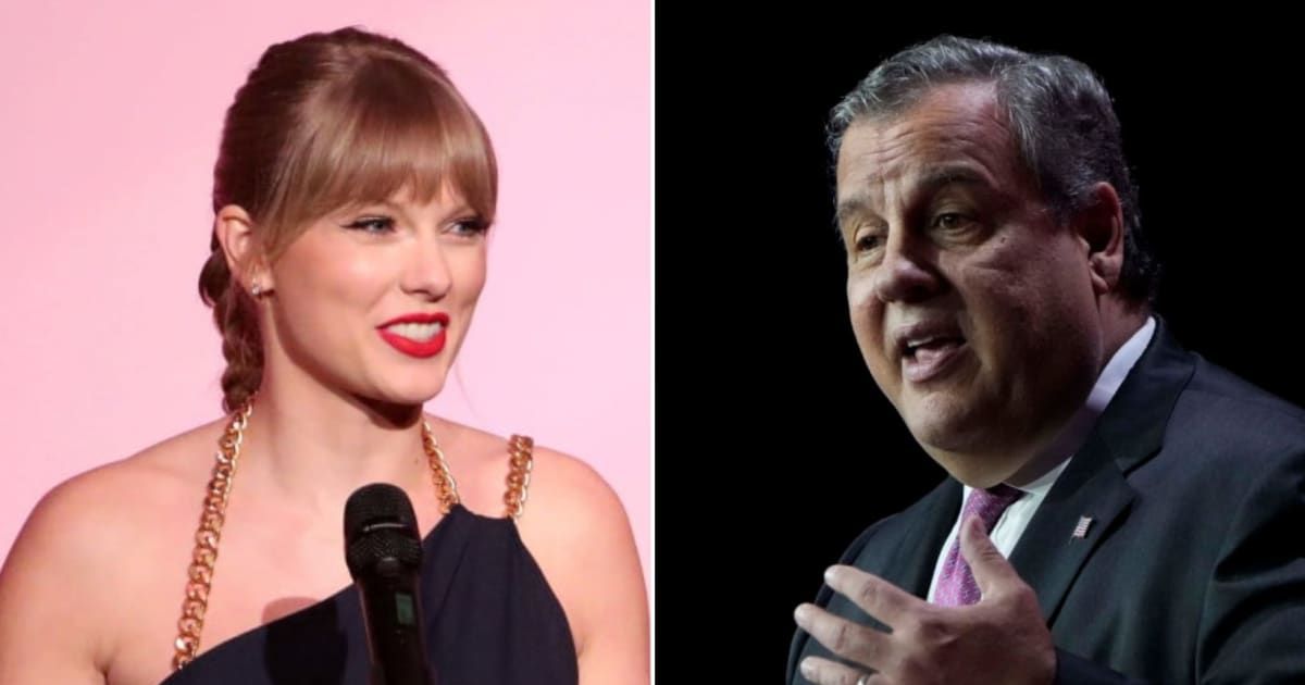 Taylor Swift (left) and Chris Christie are two names that can be key endorsements ahead of November's general election (Getty Images)