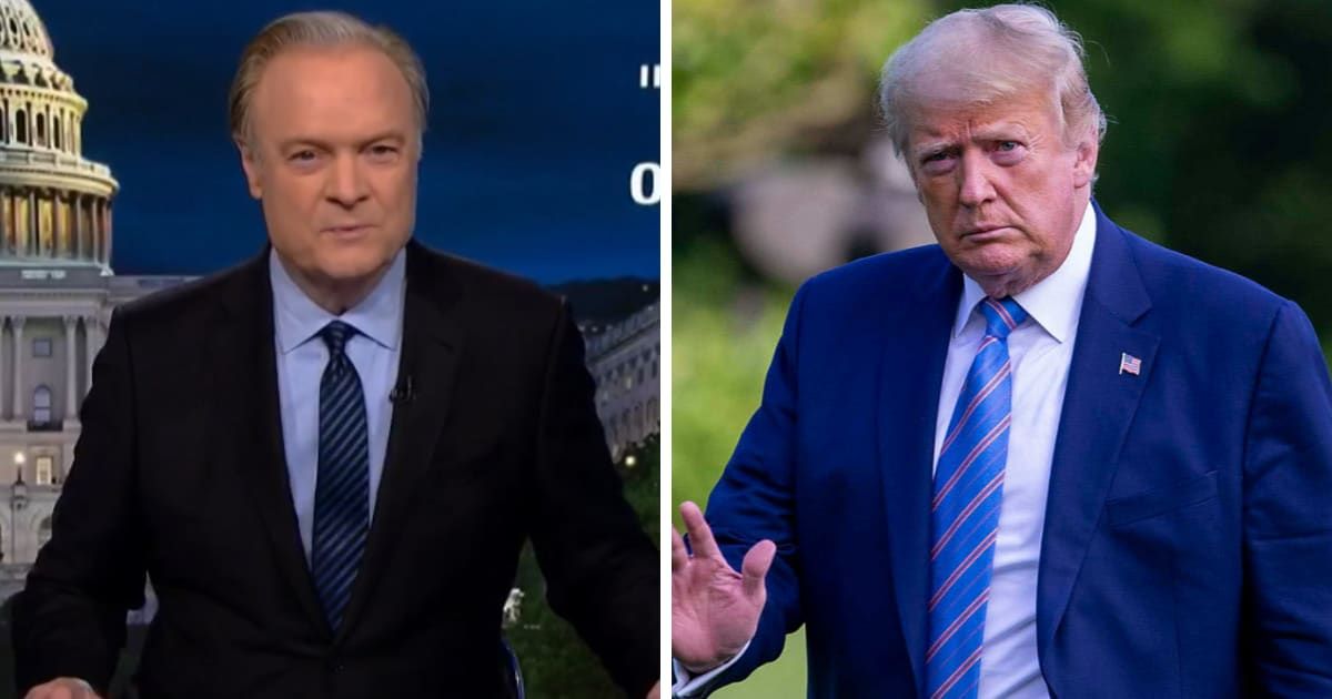 Lawrence O’Donnell recently slammed Donald Trump and his followers on 'The Last Word' (Screengrab/MSNBC, Getty Images)