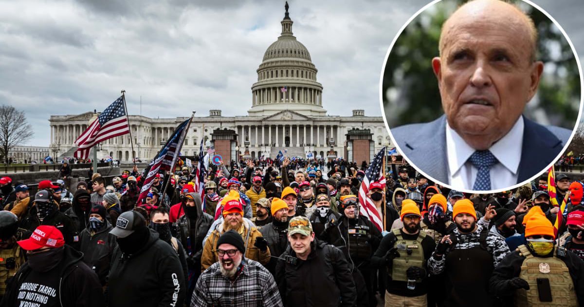 Rudy Giuliani claims 'Hollywood producer' behind Capitol riots on Jan 6 (Getty Images)