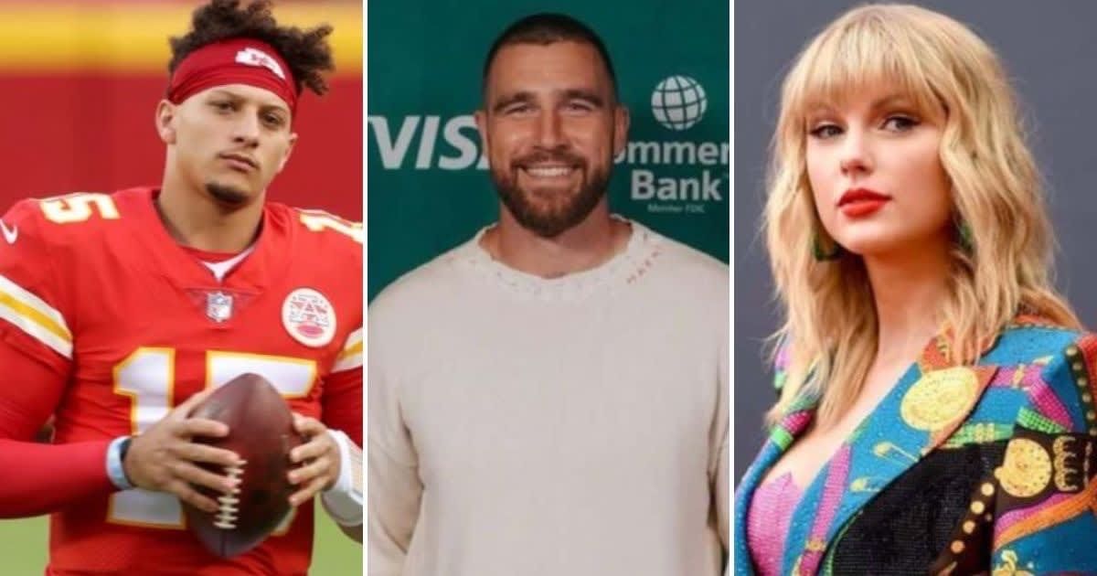 Patrick Mahomes said he invited Travis Kelce for Taylor Swift's Eras Tour concert in Kansas City, and they rest is history (Getty Images)