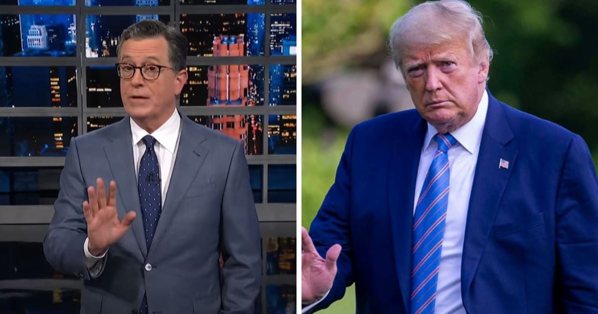 Stephen Colbert was glad to take a break from covering Donald Trump's ongoing New York City fraud trial (The Late Show with Stephen Colbert, Getty Images)