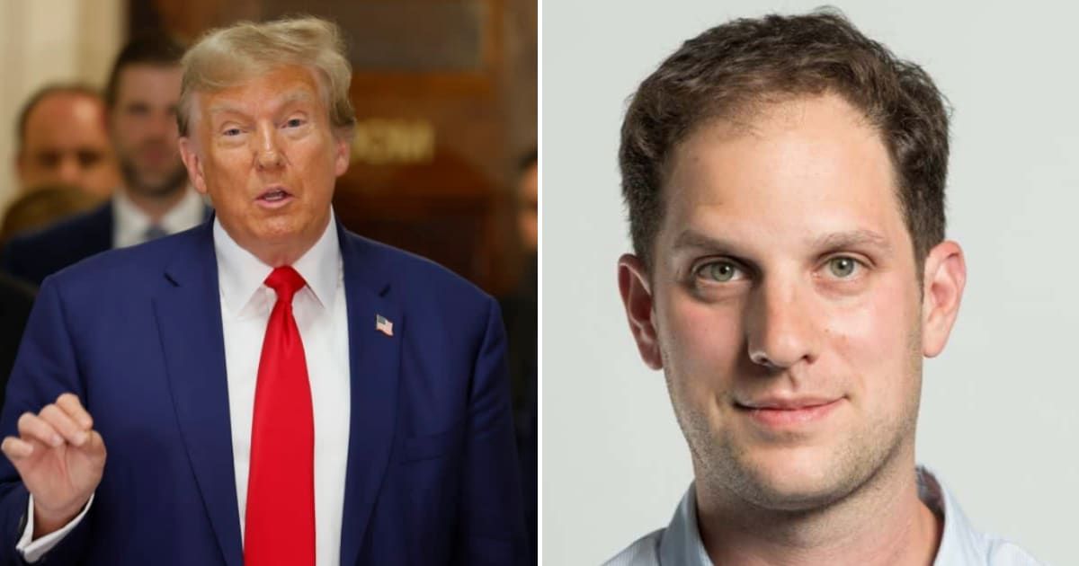 Donald Trump plans to free imprisoned reporter Evan Gershkovich from Russia upon reelection (Getty Images, Evan Gershkovich/LinkedIn)