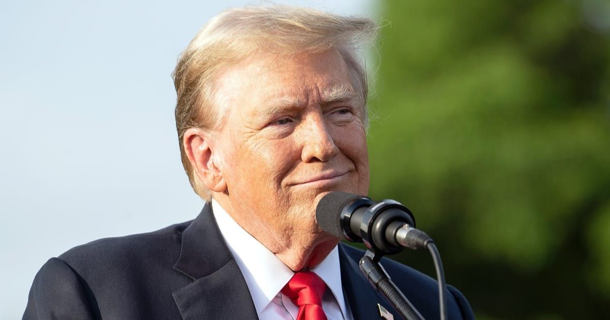 During a campaign rally in the Bronx, Donald Trump made alarming claims that Chinese migrants are forming a sleeper cell army within the United States (Steven Ferdman/Getty Images)