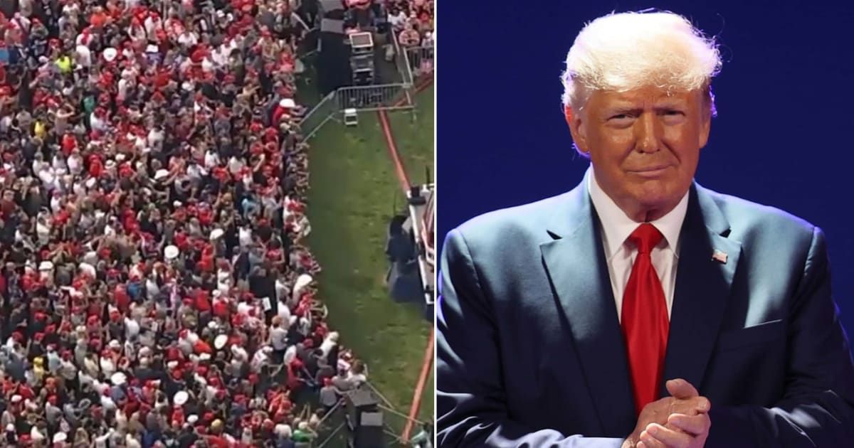 Donald Trump has claimed he has very good chances of winning New York (Fox News/ Screenshot, Getty Images)