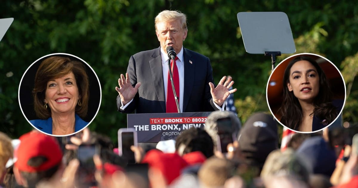 Donald Trump promised to bring back safety and better schools to the Big Apple (Getty Images)