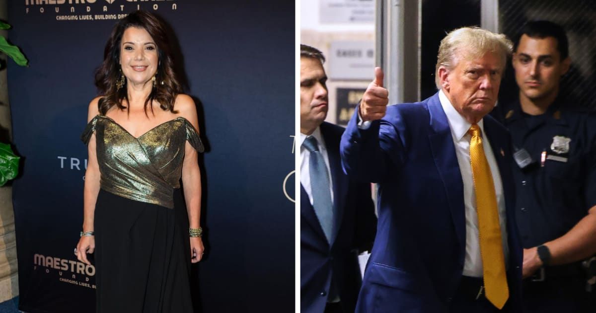 Ana Navarro said that the Latinos had a 'very stupid attitude' about immigration (Instagram@ananavarrofl, Getty Images)