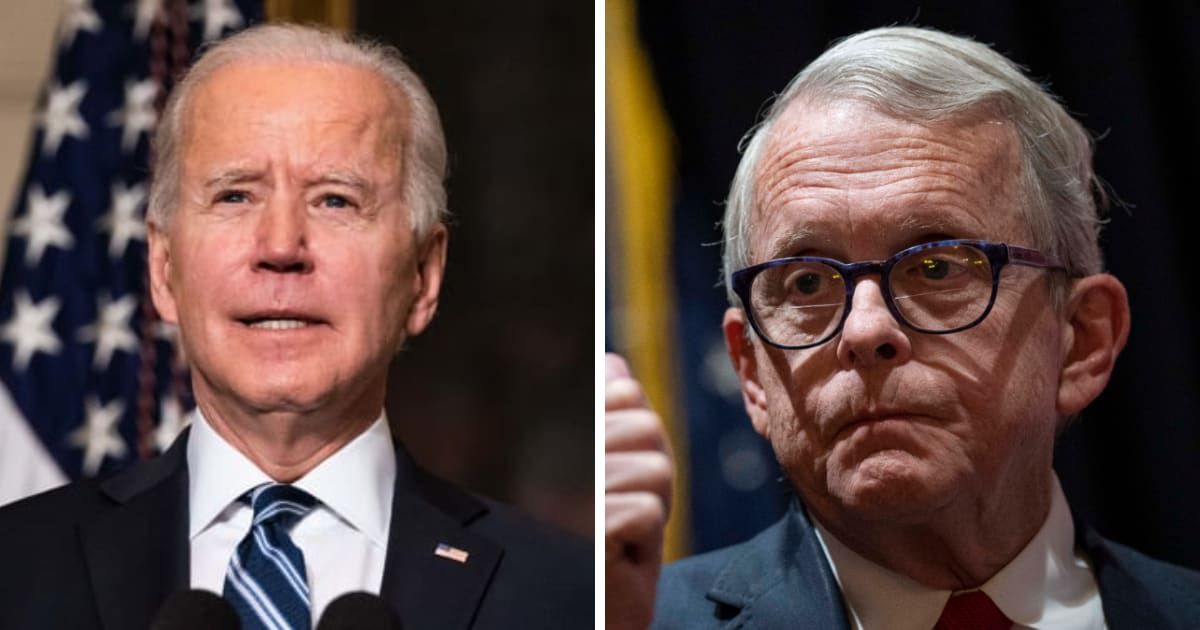 Ohio Gov Mike DeWine called for a rare legislative session to resolve conflict in adding President Joe Biden's name to ballot (Getty Images)