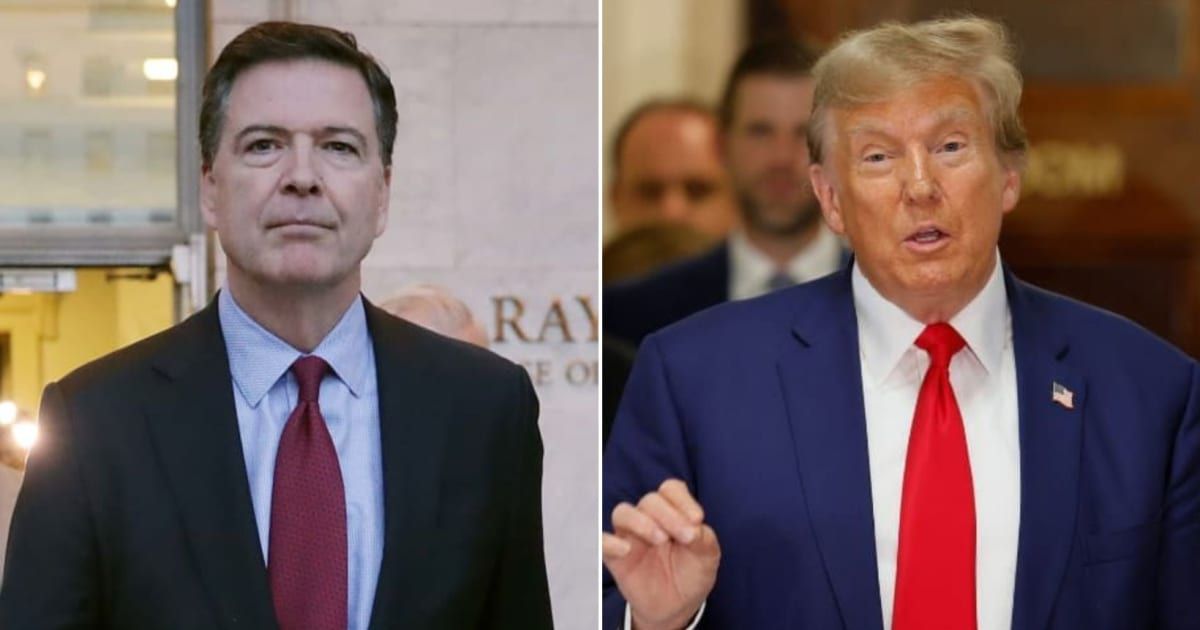 Donald Trump trolled James Comey on Truth Social following his statements during NewsNation's interview (Getty Images)