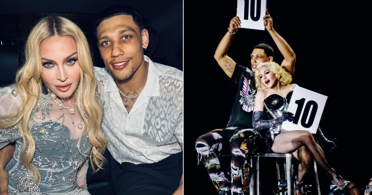 Madonna has split from her boyfriend Josh Popper (@_joshpopper/Instagram)