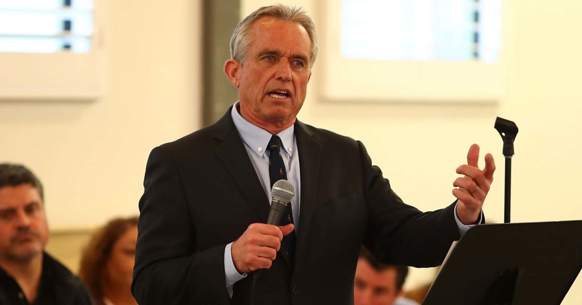 Robert F Kennedy Jr recounted an incident where he was not wearing a mask at a gathering when a crew from NBC News approached him (Getty Images)