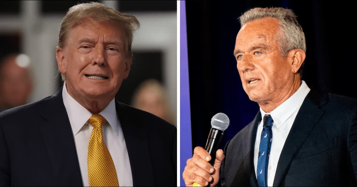 Donald Trump has slammed RFK Jr for his criticism of former president's Covid response (Getty Images)