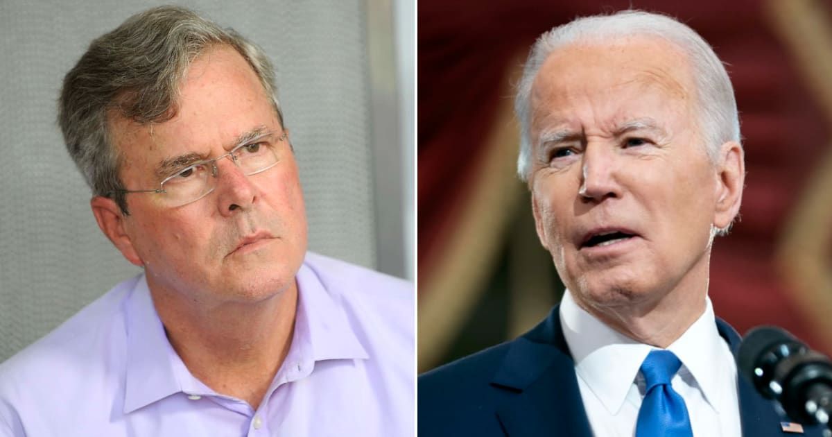 President Biden faced a rather tepid response from the audience during his commencement address at the US Military Academy at West Point, similar to Jeb Bush's 'Please clap' moment (Getty Images)