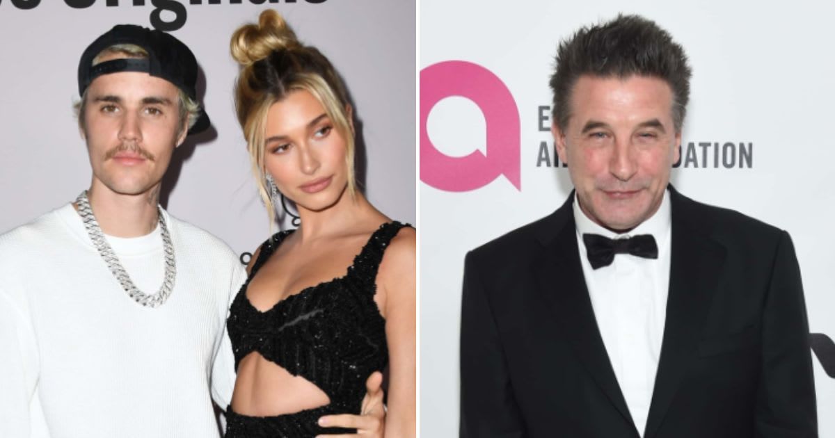 Hailey Bieber's uncle Billy Baldwin (R) called her marriage to Justin Bieber 'complicated' (Getty Images)