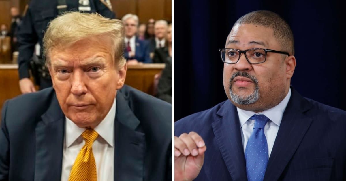 Donald Trump slammed Manhattan DA Alvin Bragg as hush money trial nears its wrap-up (Getty Images)
