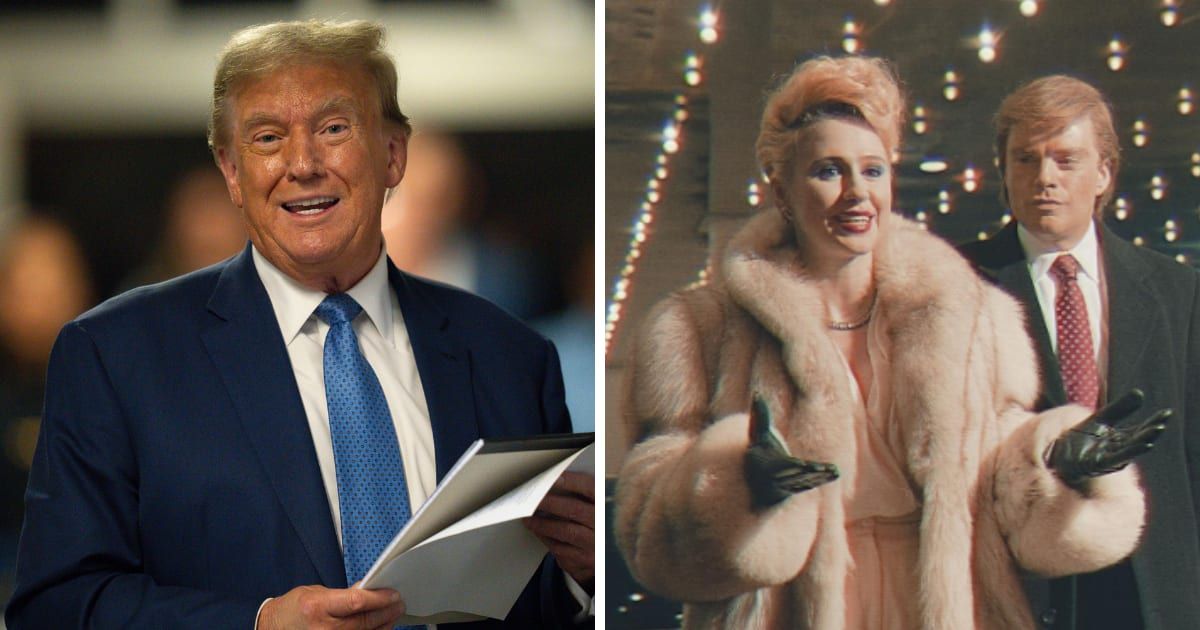 Sebastian Stan portrays Donald Trump in ‘The Apprentice’ (Getty Images and IMDb)