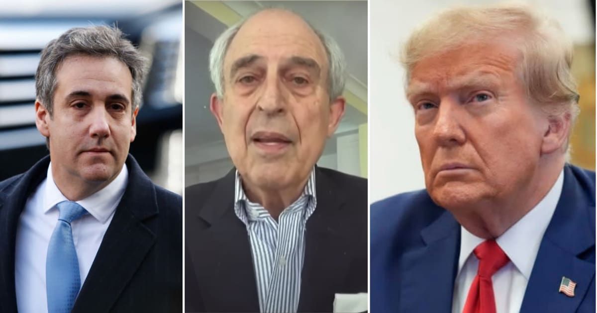 Lanny Davis, a former attorney to Michael Cohen, believes the jury can convict Donald Trump in the criminal hush money trial (Getty Images, MSNBC/YouTube)