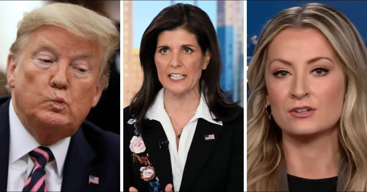 Sarah Matthews criticized Nikki Haley's decision to endorse Donald Trump instead of competing for leadership (Getty Images, YouTube/CNN)