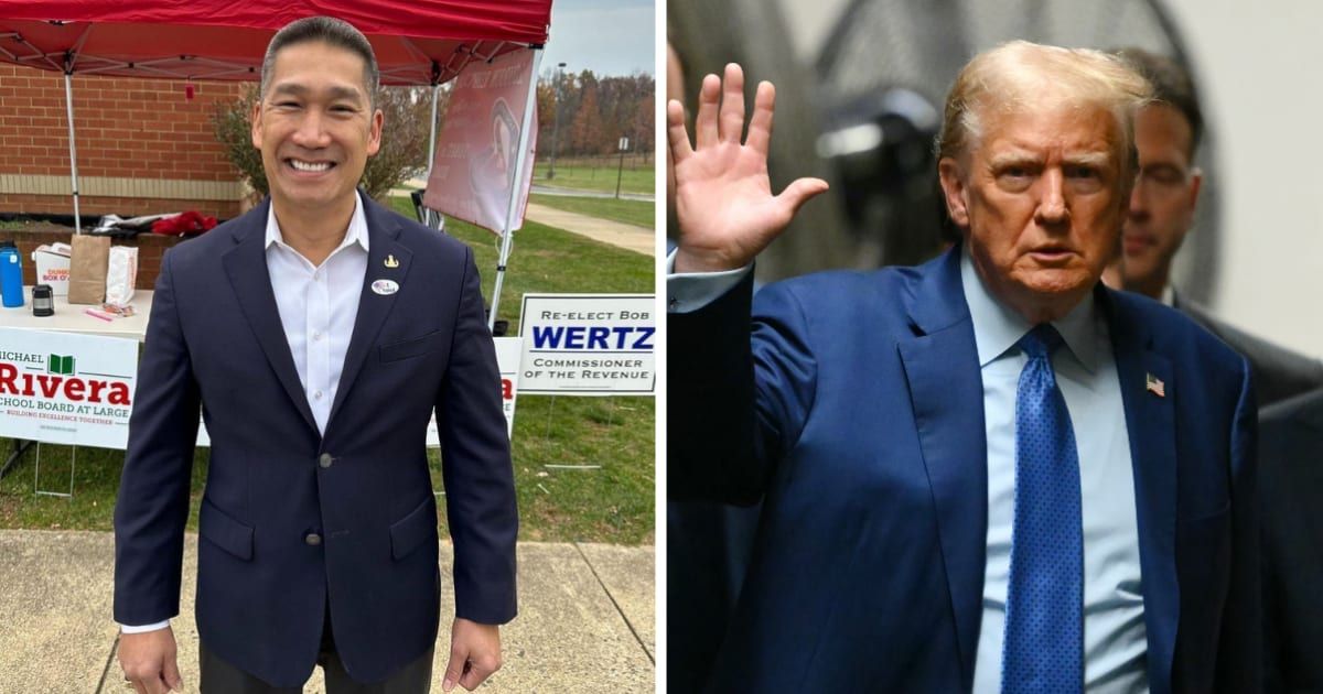 Hung Cao, who ran an unsuccessful campaign in Virginia’s 10th Congressional District in 2022, has outpaced his rivals in fundraising (Instagram/@hungcova, Getty Images)