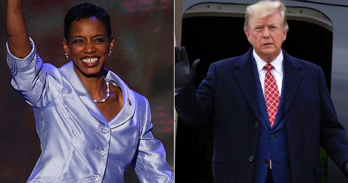 Former Rep Donna Edwards stated that Donald Trump's 'juice' is lacking due to the strain of the New York trial (Getty Images)