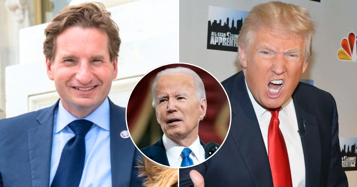 Rep Dean Phillips, Biden primary challenger, insisted that the New York criminal case against former President Donald Trump has had unintended consequences for Democrats (Getty Images)