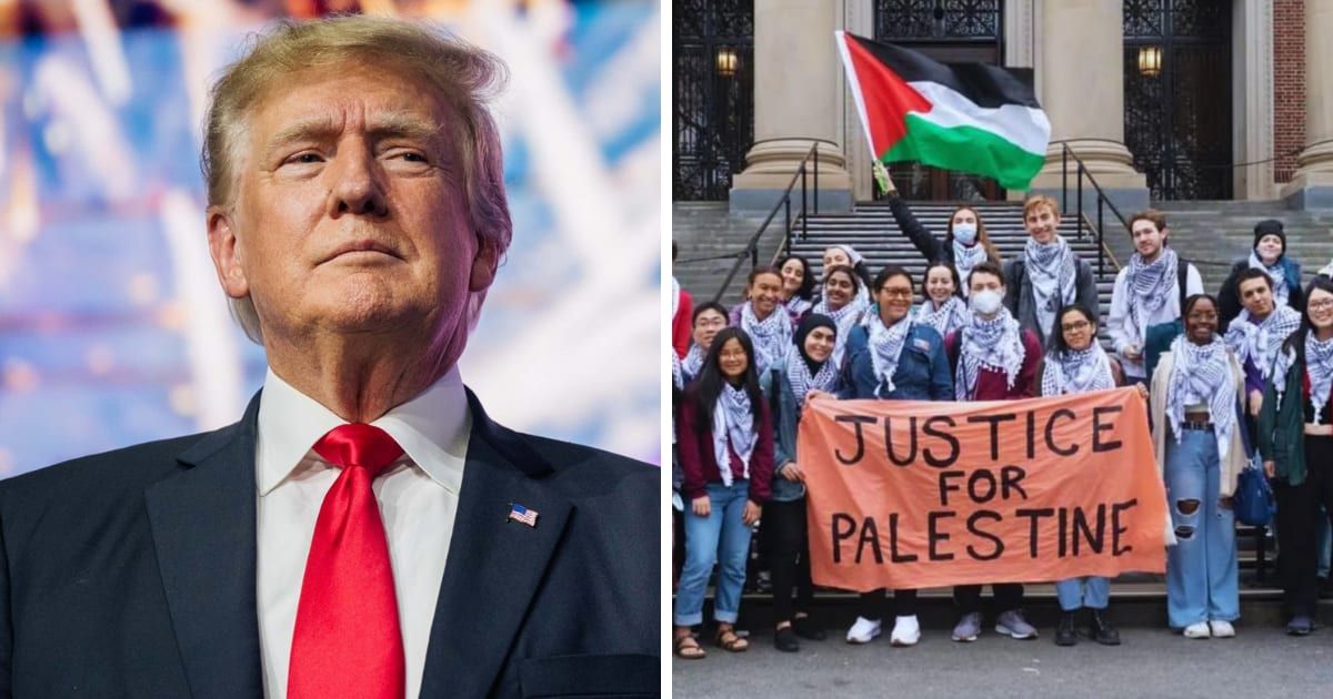 Donald Trump recently outlined his vision for handling the wave of pro-Palestinian demonstrations that have surged across US college campuses (Getty Images, Harvard College PSC)