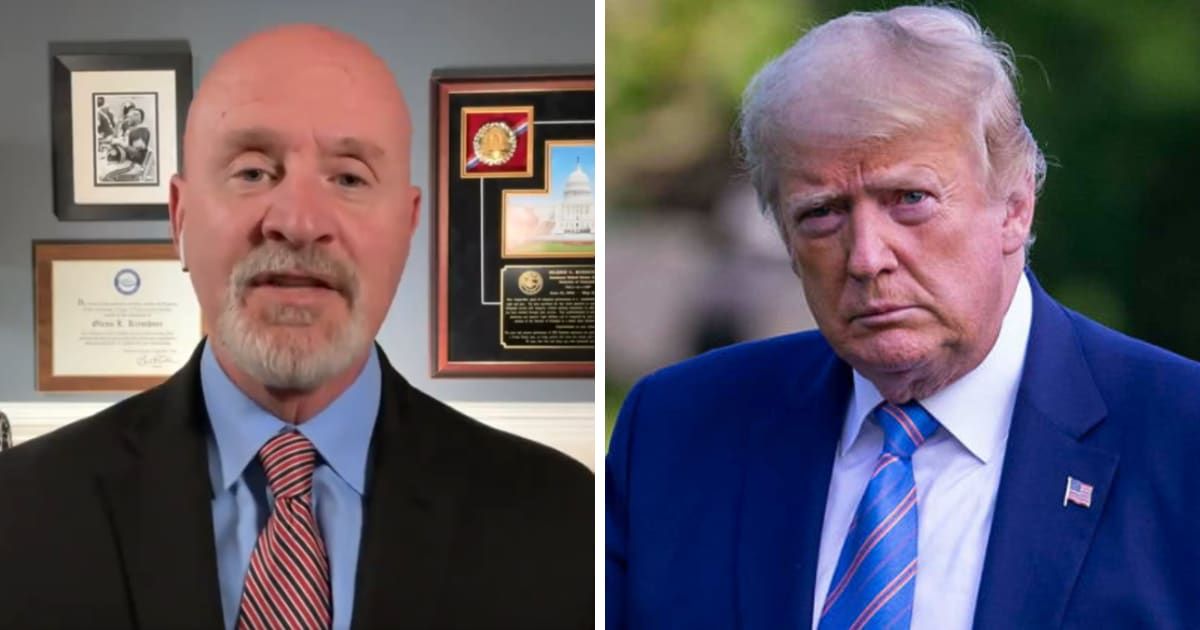 Glenn Kirschner shared his take on Donald Trump's hush money trial in a panel discussion on MSNBC (Screengrab/MSNBC, Getty Images)