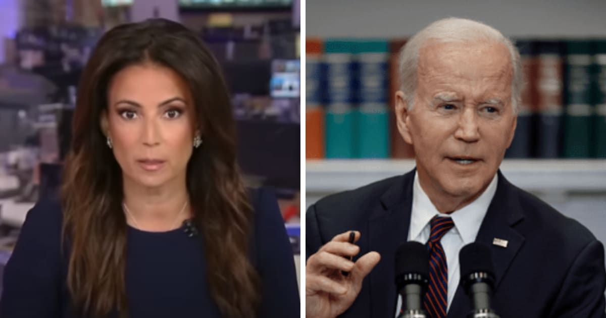 Fox News anchor Julie Banderas slammed Joe Biden's administration over the economic crisis faced by Americans (Fox News/YouTube, Getty Images)