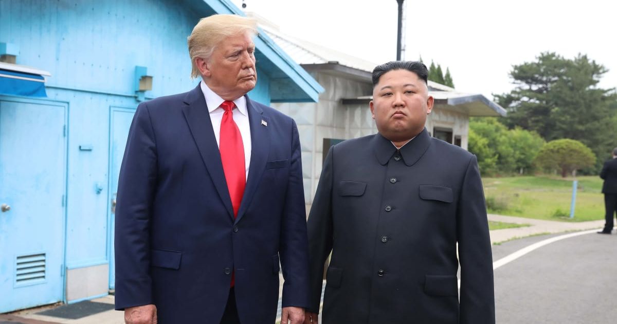 During an interview, former president Donald Trump praised North Korean leader Kim Jong Un (Getty Images)