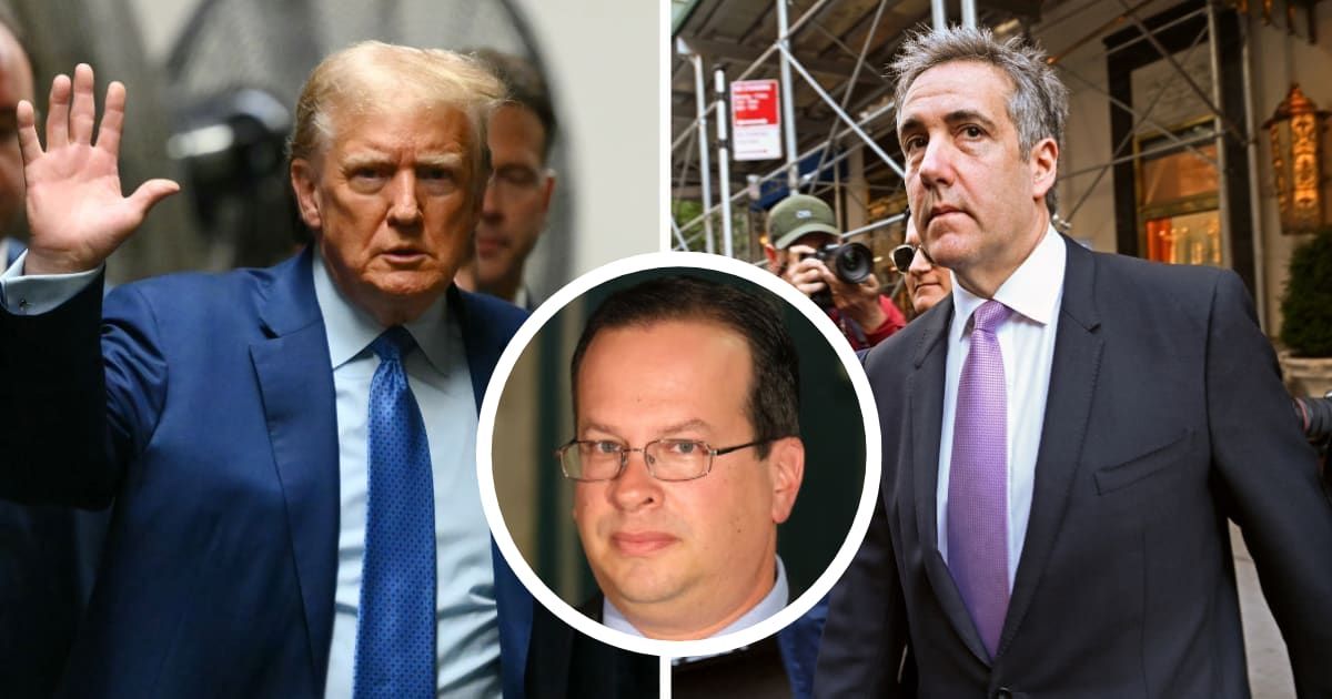 Prosecutor Joshua Steinglass said Donald Trump 'corrupted those around him and he got them to lie and cover it up' (Getty Images)