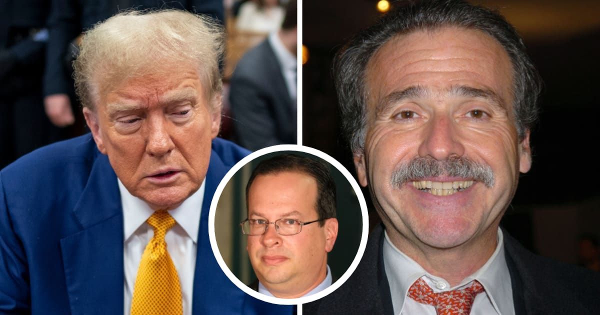 Prosecutor Joshua Steinglass said Donald Trump and David Pecker's media manipulation contributed massively to the former president's 2016 election win (Getty Images)