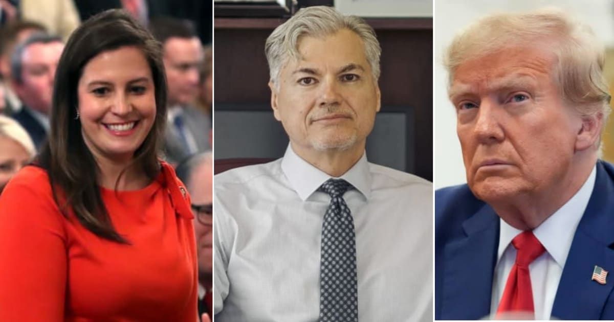 Elise Stefanik has requested prob in the selection of Judge Juan Merchan for Donald Trump's hush money trial (Getty Images)