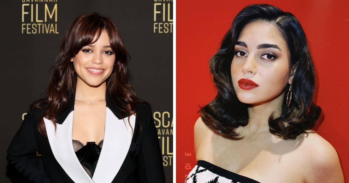 Jenna Ortega voiced her support for Palestine just like her 'Scream' co-star Melissa Barrera did six months ago (Getty Images and @melissabarreram/Instagram)