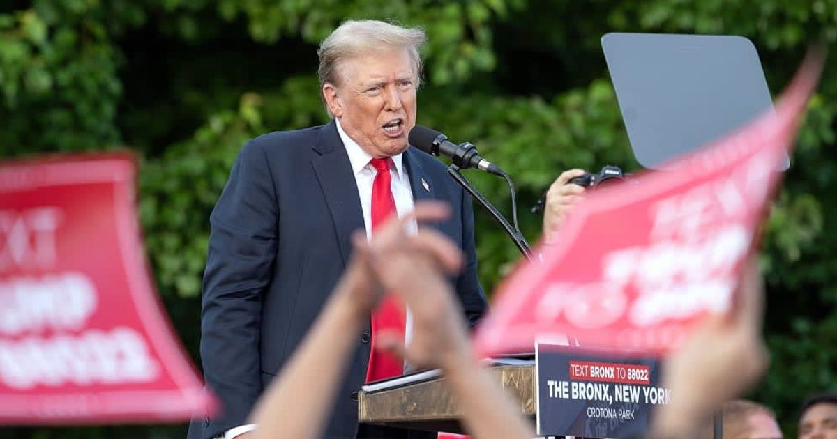 Donald Trump revealed his top 4 choices for vice president after a campaign event at Crotona Park in the South Bronx (Steven Ferdman/GC Images)