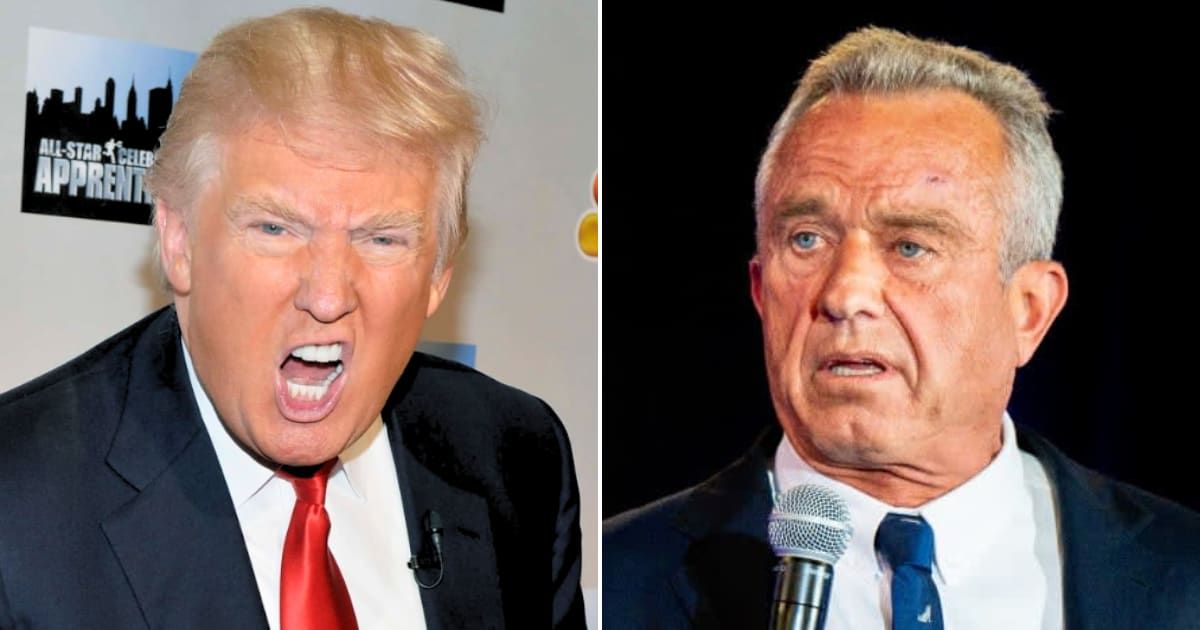 Donald Trump’s decision to address the Libertarian Convention last weekend underscores his fear that Robert F Kennedy might siphon off a crucial segment of his voter base (Getty Images)
