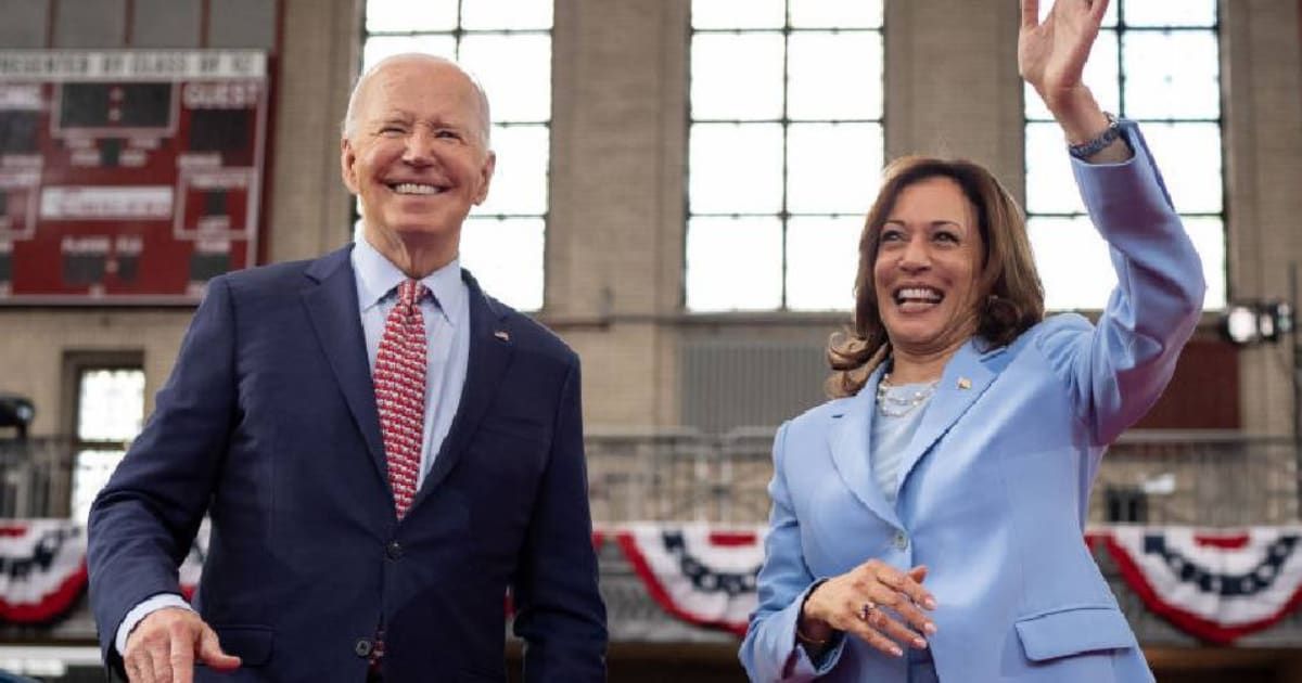 President Joe Biden snapped at a reporter who asked if he would hand over power to Vice President Kamala Harris (Andrew Harnik/Getty Images)