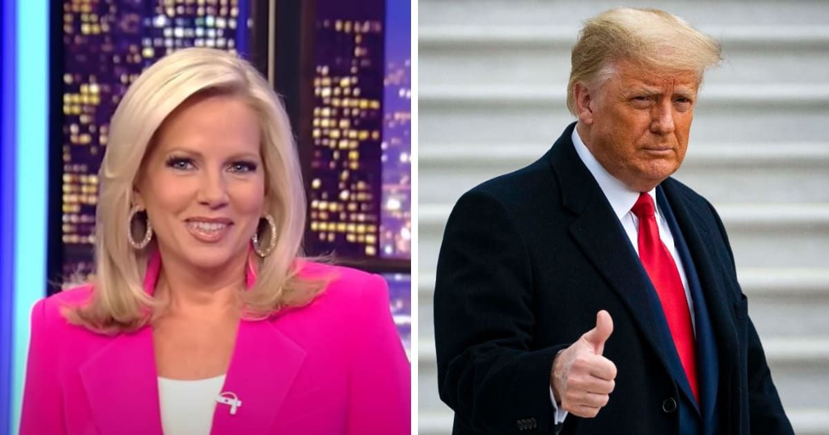  Donald Trump called Fox News host Shannon Bream naive for claiming Joe Biden had nothing to do with hush money trial (Fox News/Getty Images)