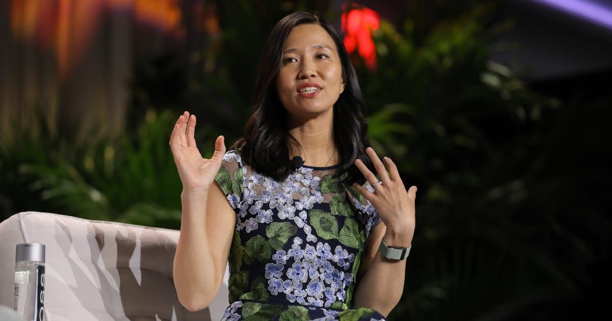 Michelle Wu has repeatedly aligned with progressive stances, angering many citizens (JP Yim/Getty Images for The Asian American Foundation)