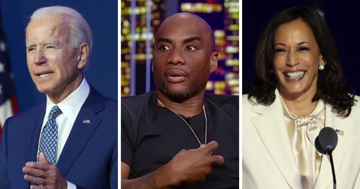 Charlamagne tha God questioned the strength of the Biden-Harris ticket in a recent interview with Fox News (Fox News; Getty Images)