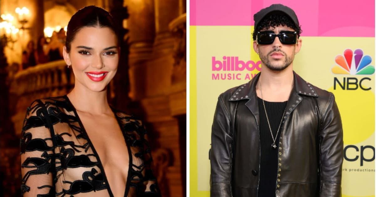 Bad Bunny and Kendall Jenner also partied together during the New Year's Eve event (Getty Images)